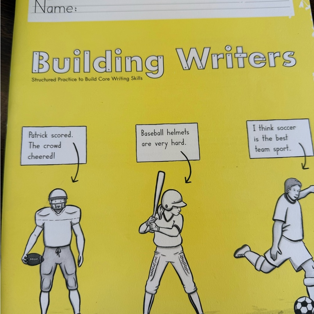 Writing without tears Building Writers Workbook